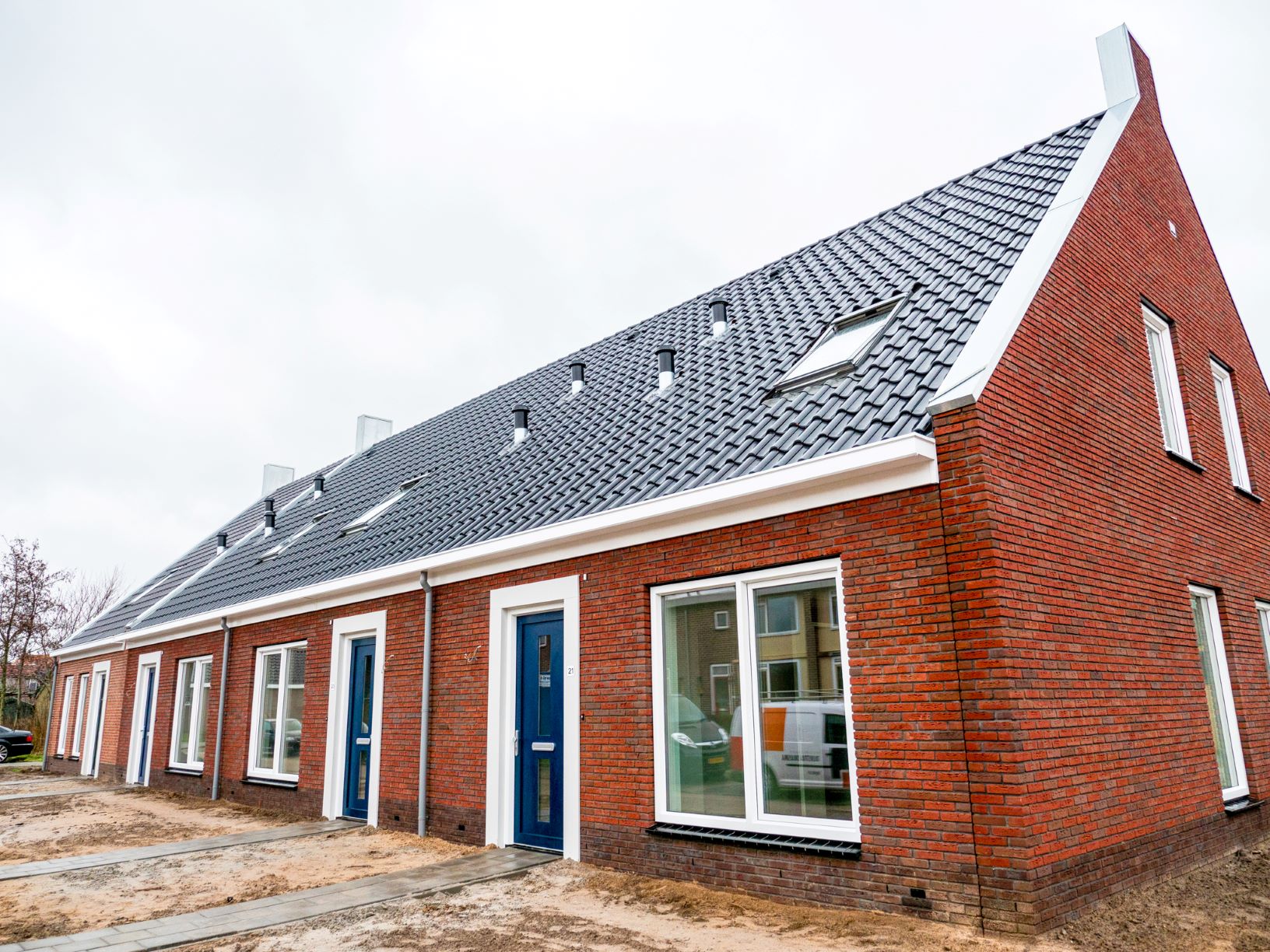 35 woningen Bijlstraat Hippolytushoef schildersbedrijf de koning